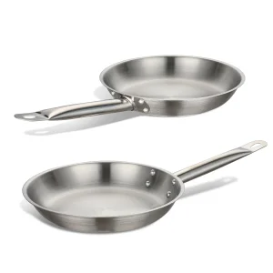 Manufacturer 26 Cm Aluminum Chef Egg Kitchen Stainless Steel Induction Frying Pan