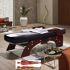 Luxury Electric Massage Bed with Jade Roller &amp; Infrared Heated Therapy for SPA