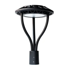 150lm/w Outdoor Yard Garden Lighting 80w 100w 150w 200w DLC Listed Aluminum Housing IP65 Waterproof Post Top Led Garden Light