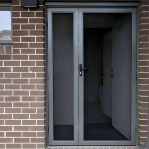 Entry Doors with Stainless Steel Mesh Storm Aluminum Security Screen Door