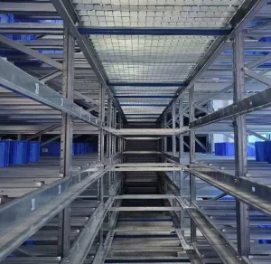 Heavy Duty Mobile Supermarket Shelf Metal-Steel Warehouse Racking System for Storing Fabric