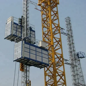 Double Cabin 2t Construction Hoist Lift in USA