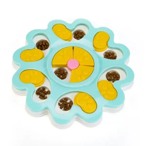 Wholesale Interactive Plastic Dog Cat Training Puzzle Intelligence Toy Slow Puzzle Feeder Bowl Game Toy