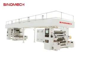 آلة laminating الجافة عالية السرعة من Sinomech نموذج A200 نوع الغراء للمواد القائمة على المذيبات والمياه السرعة 200m/Min لآلة laminating الجافة للتغليف المرن