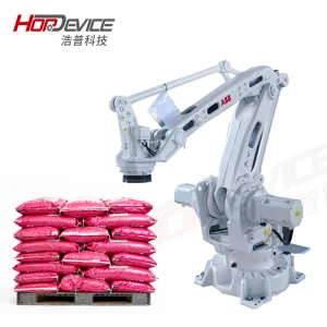 Hopdevice ABB660 Industrial Robot Palletizing and Depalletizing Stacking Smart Solutions