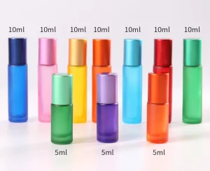 Perfume 10ml Essential Oil Clear Glass Roll on Bottle Perfume Glass Bottle