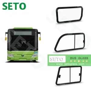 Factory Price Front Left Right Bus Glass Windshield Side Door Roof Glass Frameless for Auto Glass