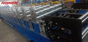 Máquina de formación de rollos para techos de chapa corrugada de metal de borde de azulejos vidriados