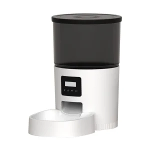 3L Plastic Chargeable Video Recording Smart APP Controlled Pet Feeder with Remote Timed Feeding for Dry Pet Food