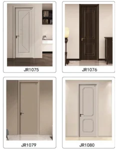 Jurun Solid Wood Bedroom Door - Tailored Design From Shandong