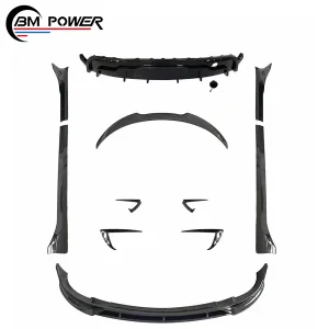 New Product !!! Exterior Body Parts for Model Y Fast Aero Kit Front Lip Rear Diffuser Side Skirts Rear Spoiler Vents