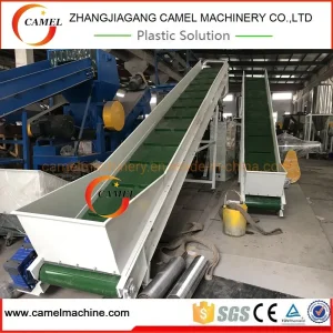 200-300kg/H PE/PP Bottles Plastic Film Washing and Drying Machine