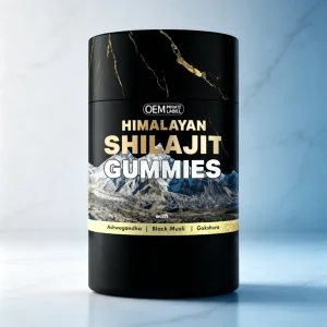 OEM Wholesales Low Sugar Gummy Candy Dietary Fiber Pure Himalayan Fudge Healthcare Supplement for Diary Requirement