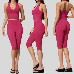 Seamless Thread Yoga Calf-Length Leggings