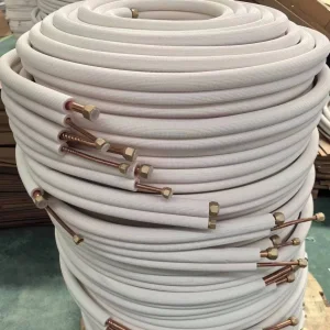 Competitive Price Insulated Spiral Flexible Copper Pipe Corrugated Tube for Air Conditioning