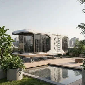 Cápsula modular de espacio