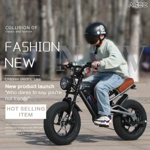 Akez Jaguar Kids Electric Bike 16-Inch 36V 350W 15.6ah with Safety Design