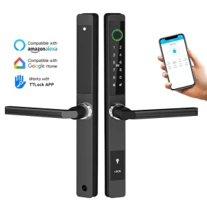 European Style Slim Fingerprint Digital Door Lock