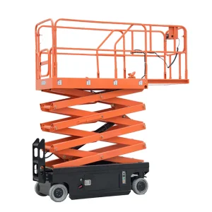 320kg Capacity Lift Vertical Aerial Work Platform Outdoor Rough Terrain Lifting Platform