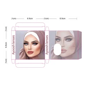 Eyeshare 3-Tone Natural Colors Prescription Eye Lenses Packaging