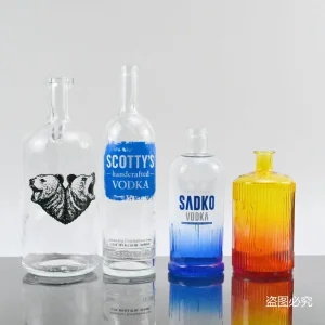 Luxury Glass Spirits Bottle
