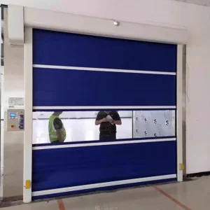 Industrial Automatic PVC Fabric High Speed Performance Fast Acting Rapid Rise Rolling Overhead Quick Roll up or Roller Shutter Door