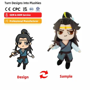 Anime Human Custom Design Mascot Plush Toy