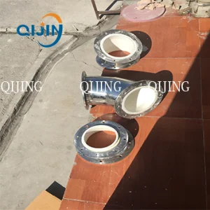 Custom 95% Alumina Ceramic Lined Steel Pipe Fittings for Wear Protection