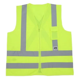 Wholesale Car Emergency Accessories Security Safety Vest Logo Print Outdoor Riding Reflective Safety Work Vest Clothing
