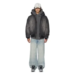 Fábrica de Roupas Jeans Lavados Personalizados para Homens Estilo Streetwear com Impressão em Todo o Corpo