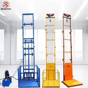 Hydraulic Cargo Lift 1 2 3 4 5 Ton Two Floor Three Floor Industrial Goods Lift Freight Elevator