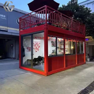 High Cost Performance Prefabricated Coffee Cafe Container Home