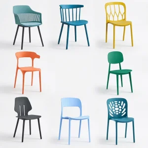 Colorful Modern Design Restaurant Plastic Chair