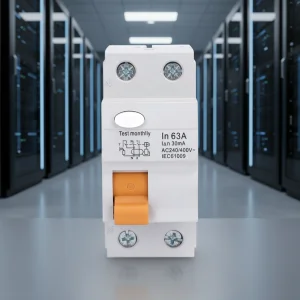 LINZIELE AC Type 63A Electrical Circuit Breaker ID-RCCB Leakage Current Residual Air Circuit Breaker CE Certified 4.5kA Breaking