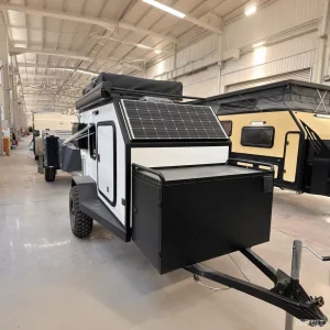 Casa móvil prefabricada de lujo 4-Season para acampar en terrenos difíciles estándar de EE. UU
