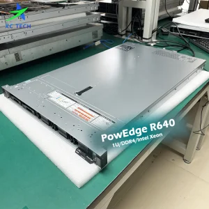 Refurbished Used Dells EMC PowerEdge R640 1U Virtualization Rack Server with Intel Xeon Gold 6230N Processors/16G RAM/600G HDD