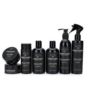 Profession Design Private Label Hair Products For Barbers Matte Pomade Styling Powder Clay Sea Salt Spray