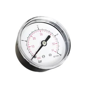 Air Compressor Pneumatic Hydraulic Fluid Pressure Gauge 13mm 1/4 Thread 0-180 Psi Capsule Manometer for Measuring