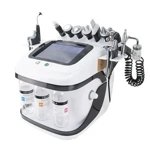 Black Pearl 10 in 1 Deep Cleaning RF Ultrasonic Oxygen Bubble Hydradermabrasion Machine