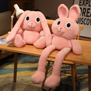 Pink Interactive Toys Ear-pulling Bunny Doll