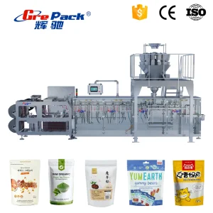 Automatic Zipper/Ziplock Doypack Packing Machine Sachet/Stand-up Pouch Bag Packing Machine Nuts/Candy/Coffee Bean Powder Food Filling Packaging Machine
