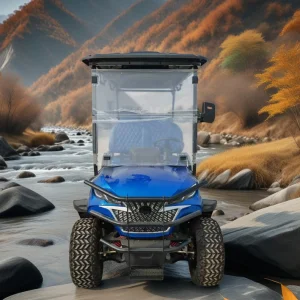 Wholesale Price 4 6 Seats Golf Carts Lithium Battery Hotel Beach Golf Buggy GPS Equipped Golf Carts Electric With Luggage Box