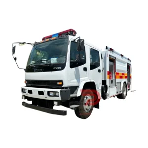 Reliable China Fire Engine Isuzu Fvr 1500 Gallons 6000L 8000L 8ton 8000liters Water &amp; Foam Fire Fighting Truck with Fire Pump