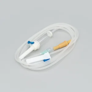 Juego de infusión médica estéril desechable con conector Luer, juego de infusión con aguja, juego de suero con filtro, cámara de goteo intravenoso, aprobación CE ISO
