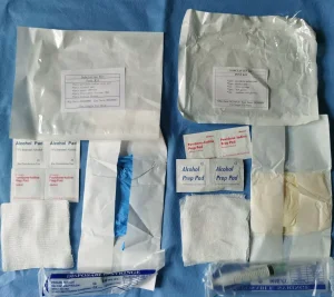 Kit de diálisis desechable para fístula