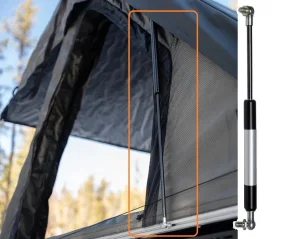 Rooftop Tent with Customized Gas Spring