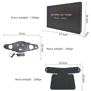 8 Colors LED Facial Mask For Face Neck