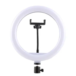 Wholesale 12-Inch Customizable LED Ring Fill Light Indoor Mobile Live Broadcast with Plastic Tripod Stand for Telephone Use