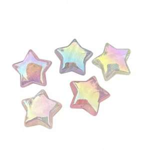 Glowing Luminous Rainbow Star Resin Charms