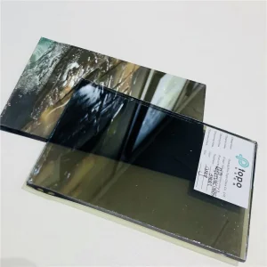 5mm Super Self-Cleaning and Water Repellency Gray Reflective Glass for Furniture Glass (R-G)